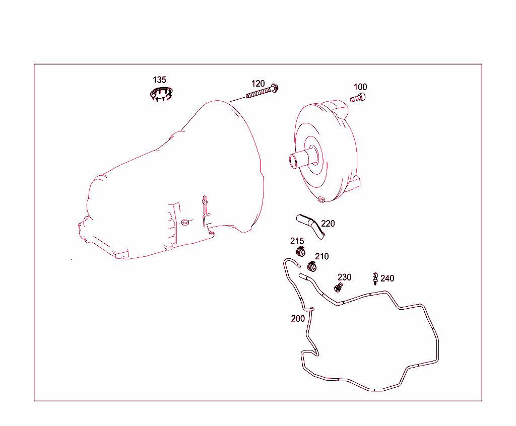 Attached Parts For Transmission, Oil Filler Pipe