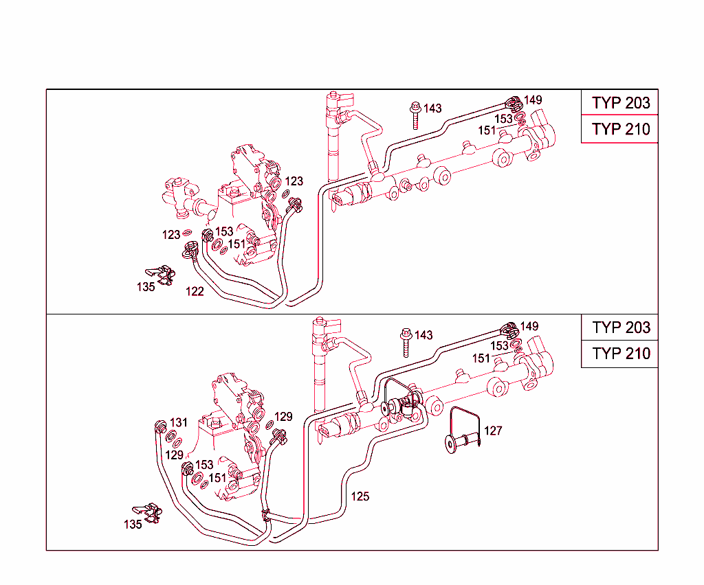 Fuel System Used For 202/203/210