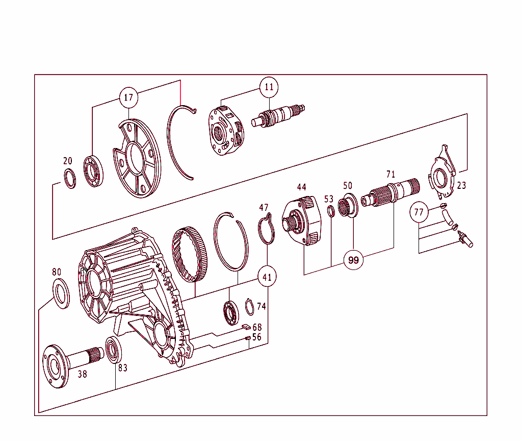 Transfer Case Assembly