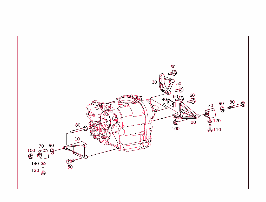 Transfer Case Suspension & Shifting Mechanism