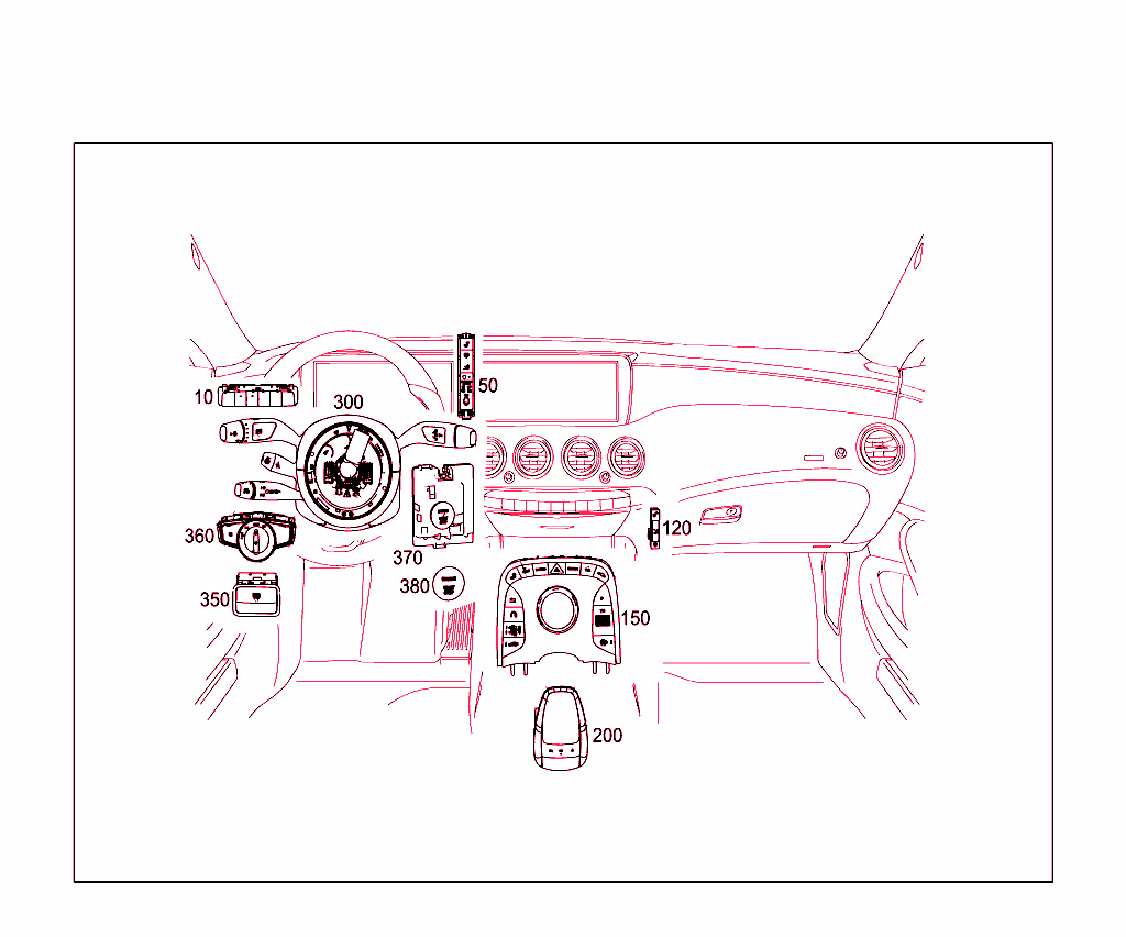 Switch In Instrument Panel And Center Console