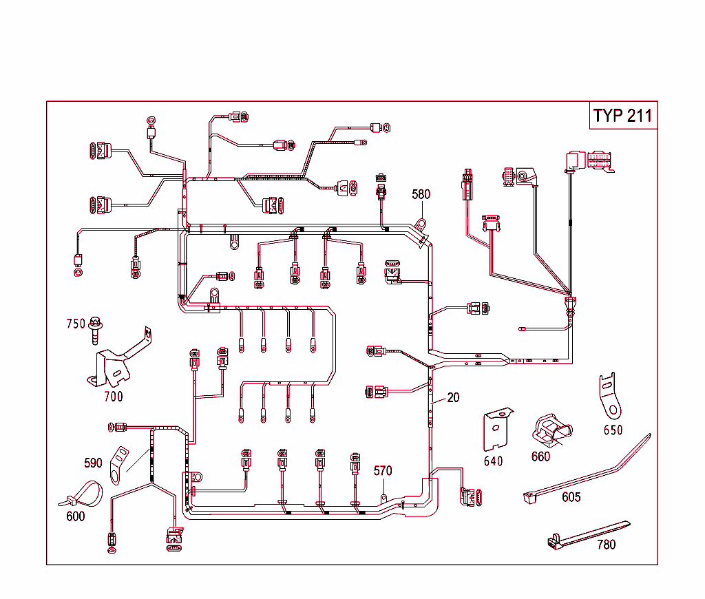 Engine Cable Harness