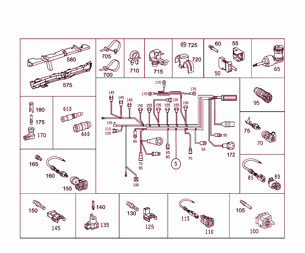 Engine Cable Harness,E/Cls-Class