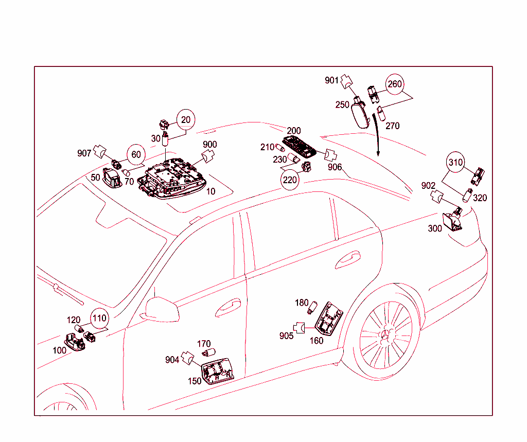 Interior Lamps,Plug Socket In Loading Compartment