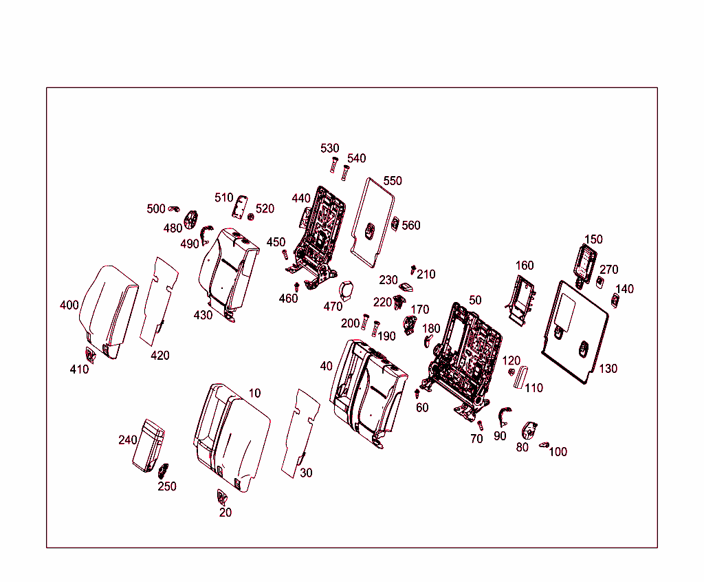 Rear Folding Backrest