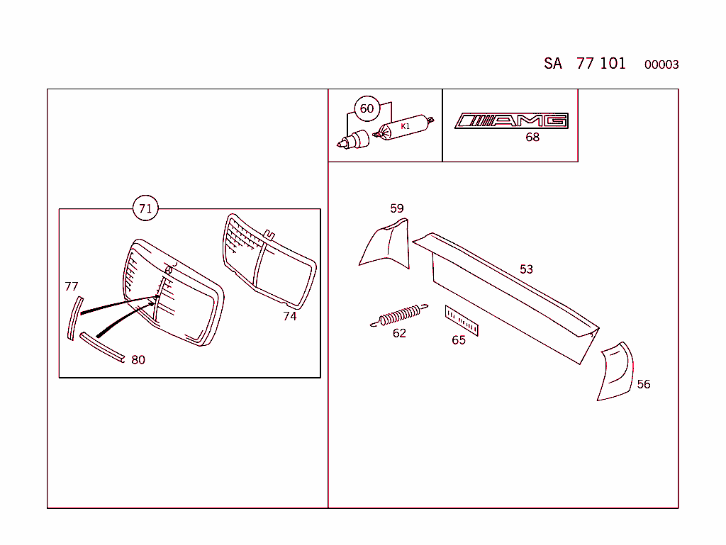 Amg Bumper And Panelling Parts Br201