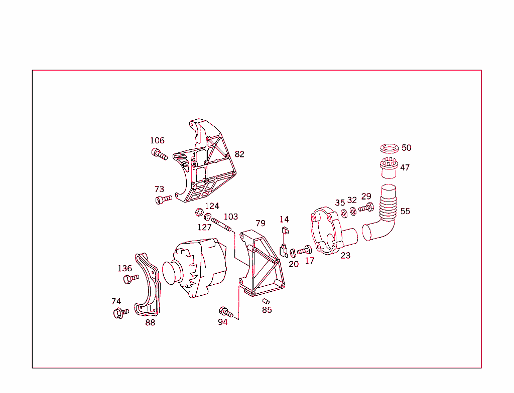 Attachment Parts For Starting Motor & Alternator