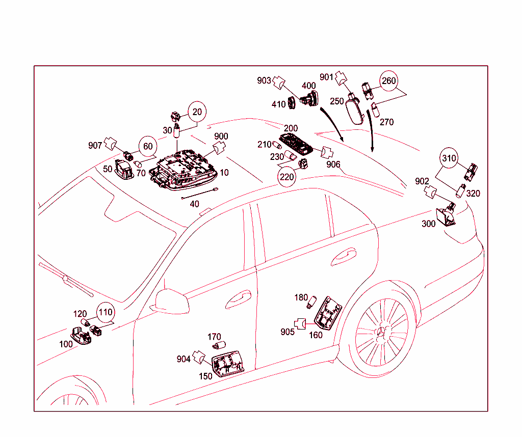 Interior Lamps,Plug Socket In Loading Compartment
