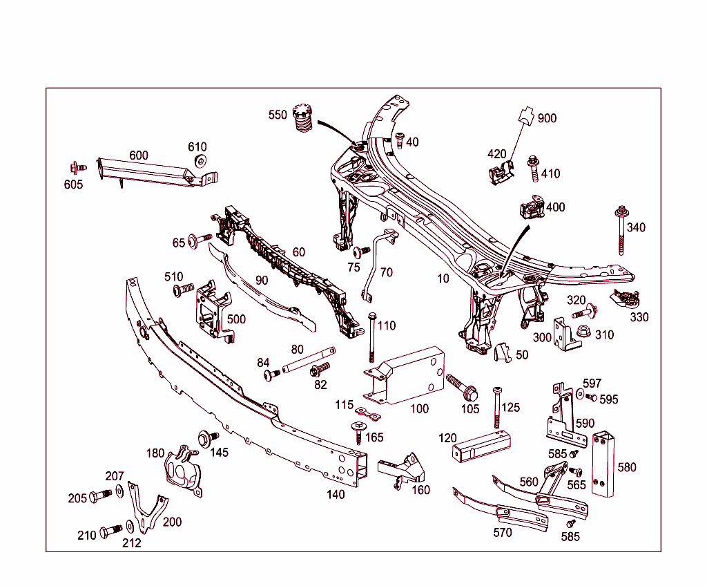 Front Stiffening And Radiator Support