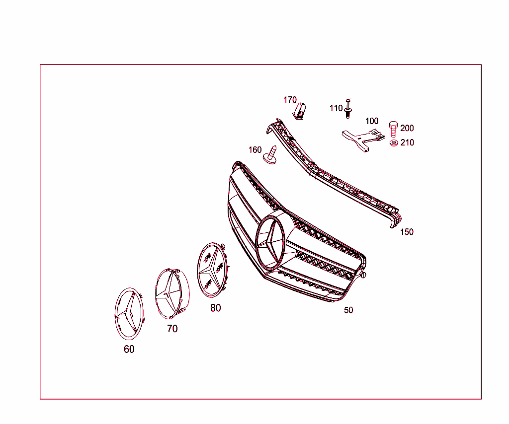 Radiator Grille Shell