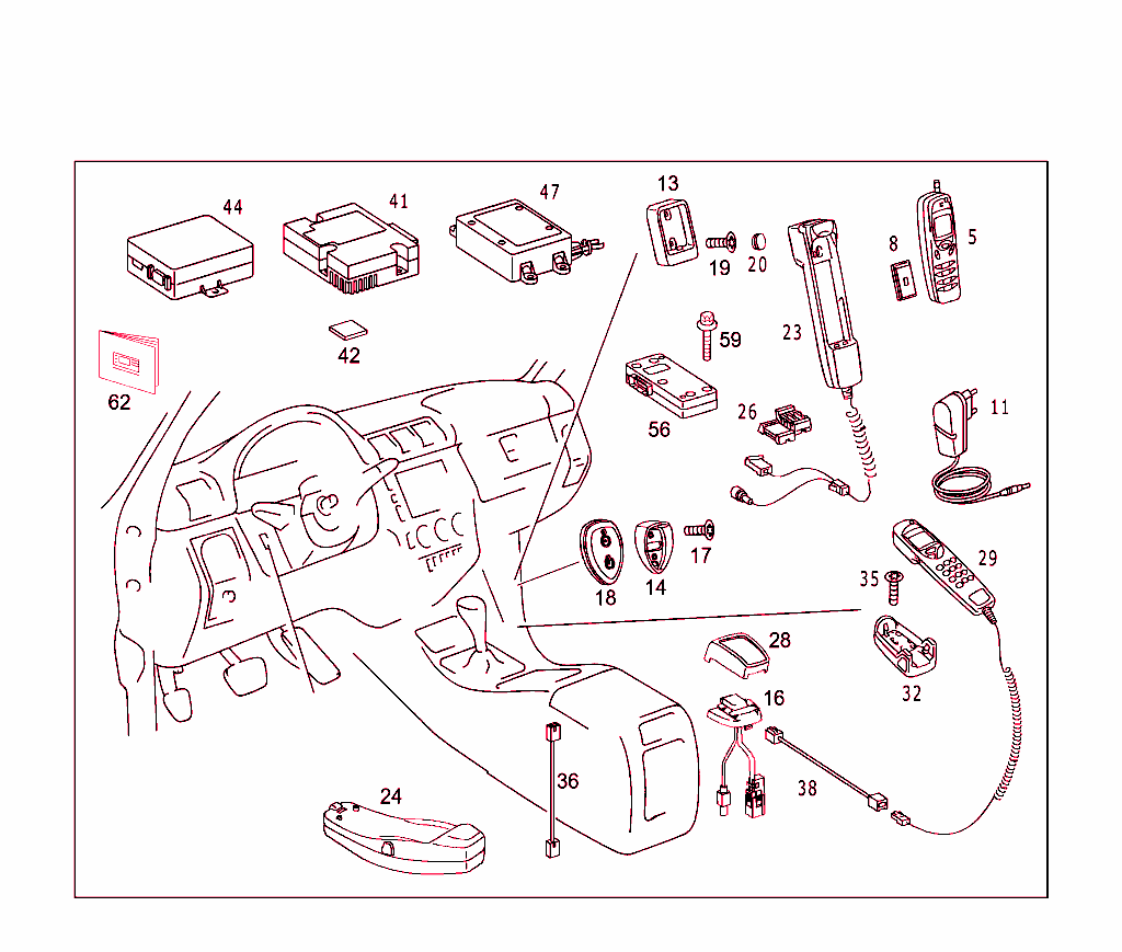 Car Phone,Emergency Call And Voice Control System