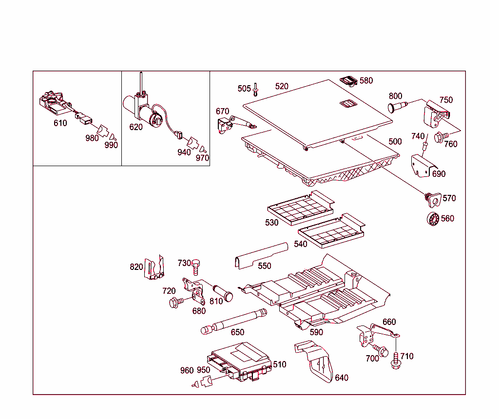 Aut. Extendable Load Compartment Floor