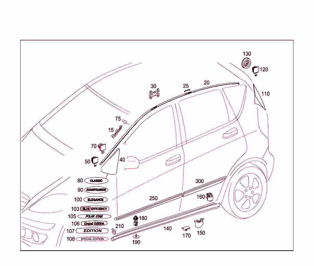 Outside Attachment Parts