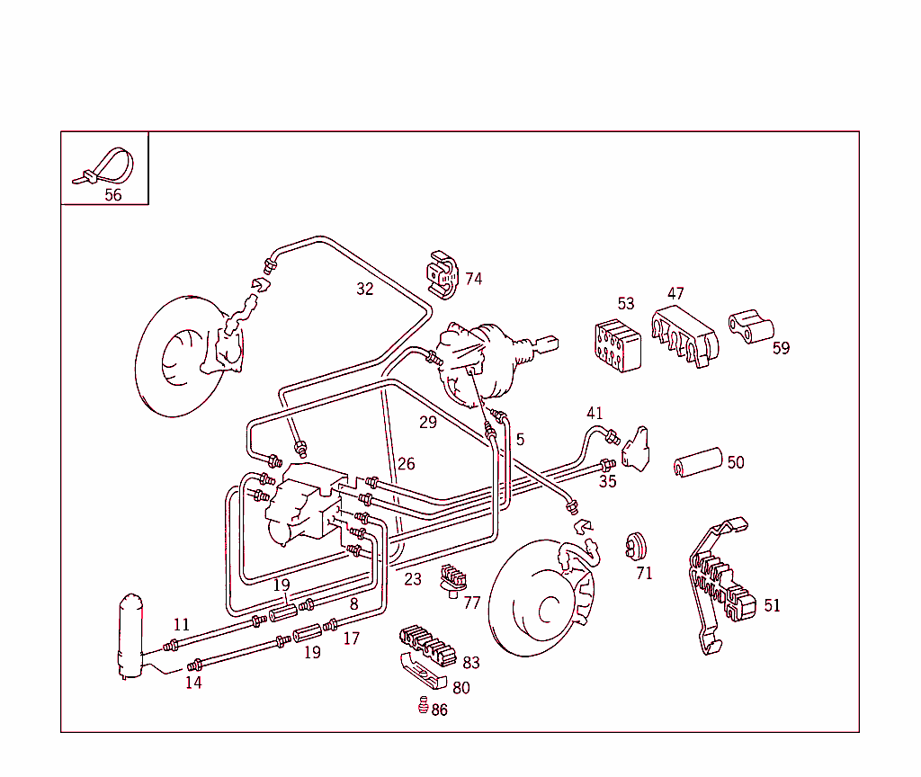 Brake Lines Used For Acceleration Skid Control (Asr)