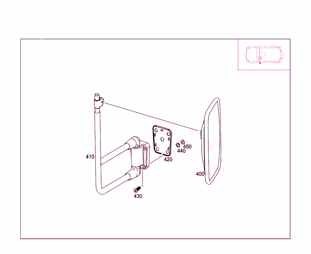 Left Outside Rearview Mirror