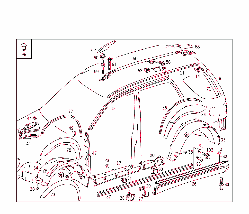Outside Attachment Parts