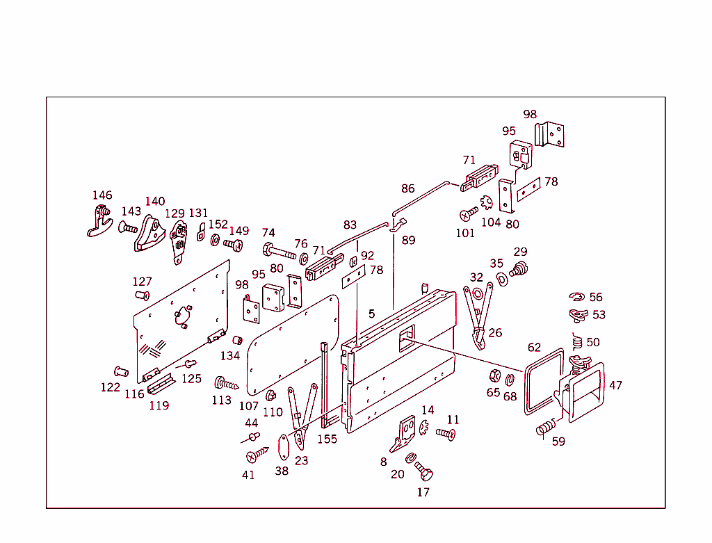 Open Type Vehicle Tailgate