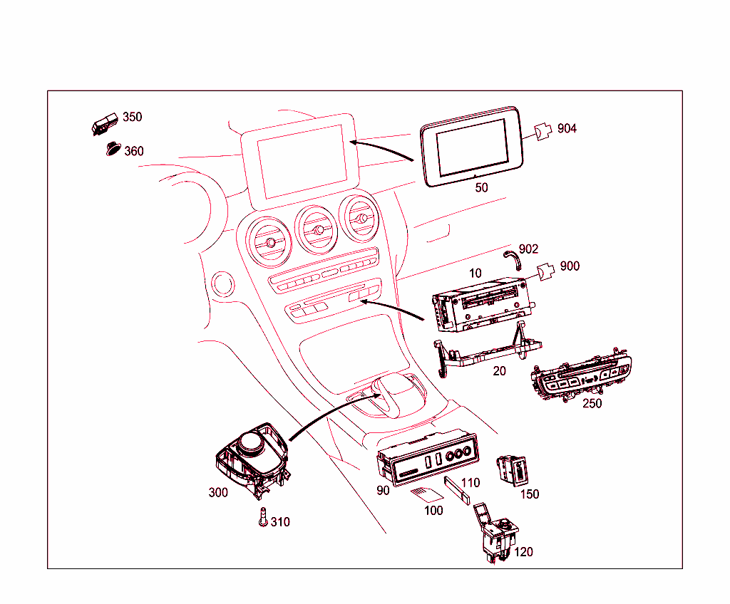 Radio, Operating And Display Unit