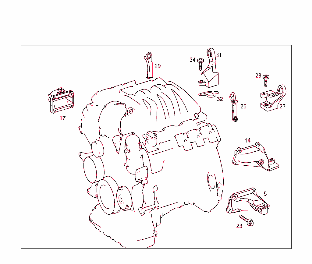 Engine Supports And Attachment Parts