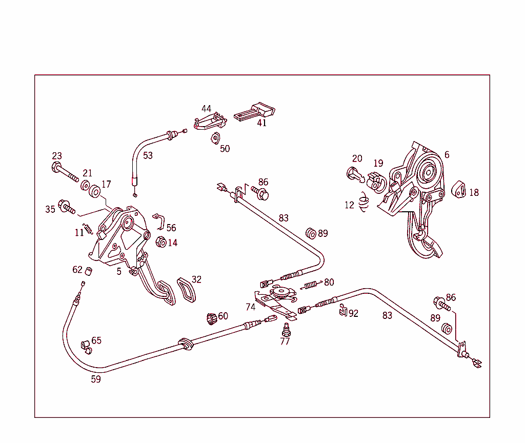 Foot Operated Parking Brake