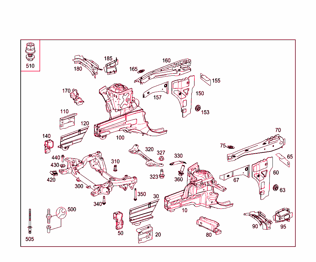 Wheelhouse,Front Subframe