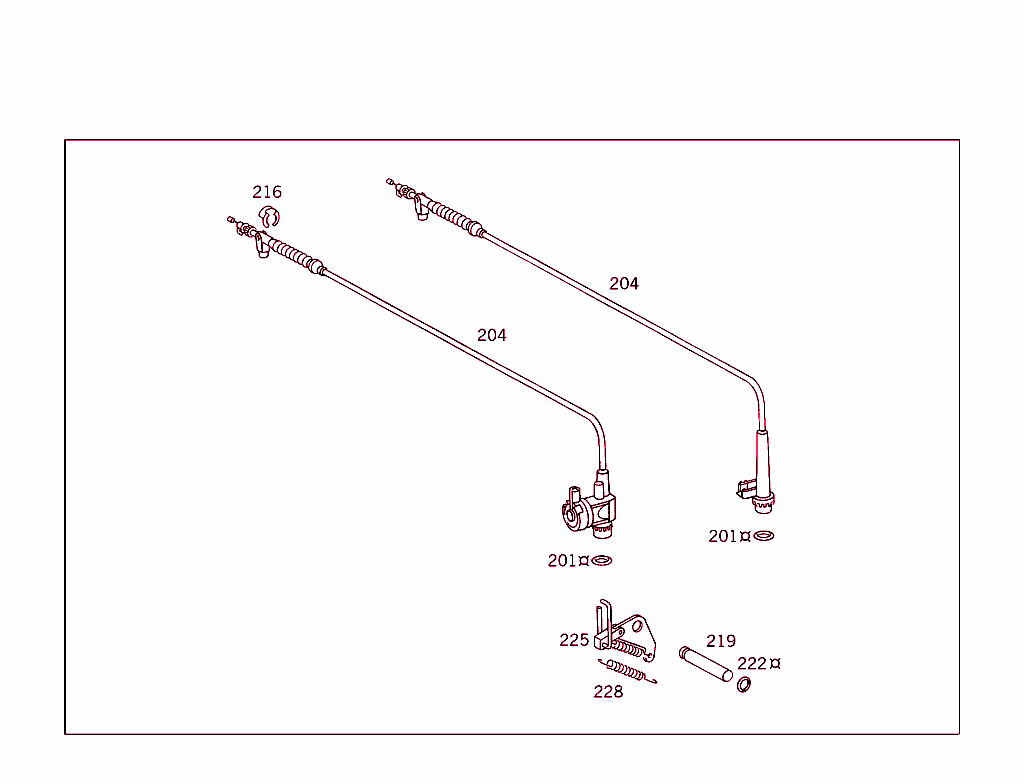 Transmission Case,Vacuum Box, Solenoid Valve,Control Pressure Cable