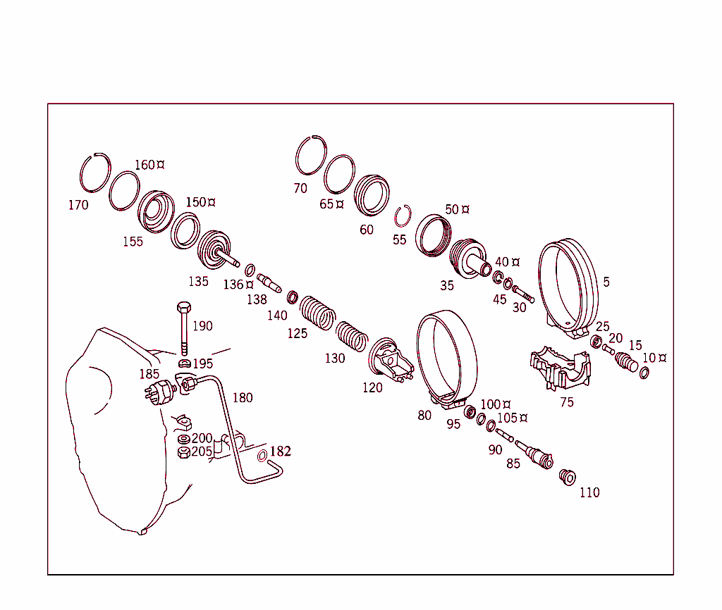 Brake Band,Brake Band Piston, Transmission Overload Protector Switch