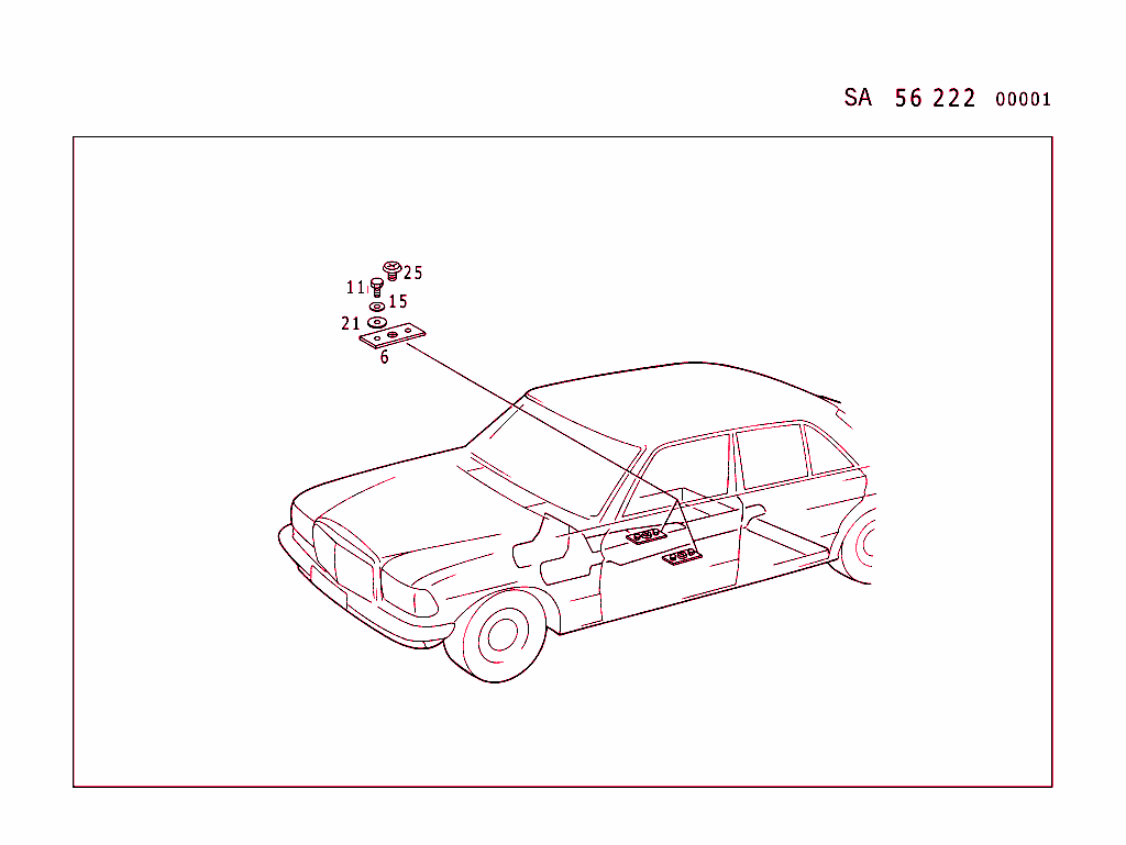Safety Belt Mounting Parts