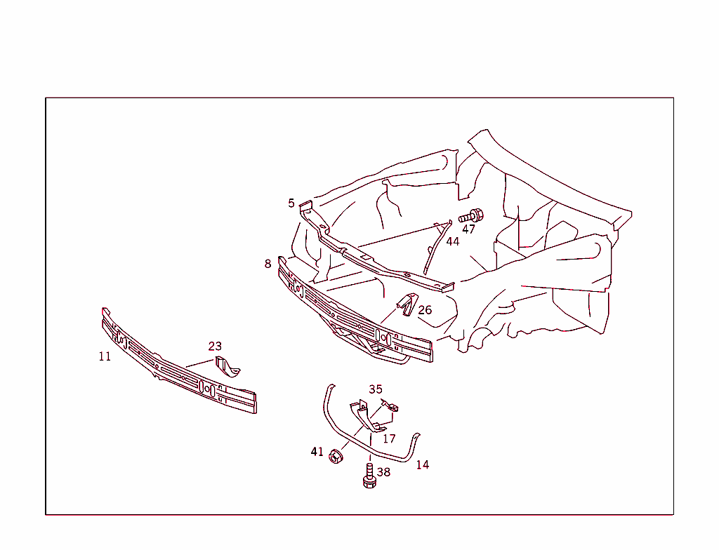Front Stiffening And Radiator Support