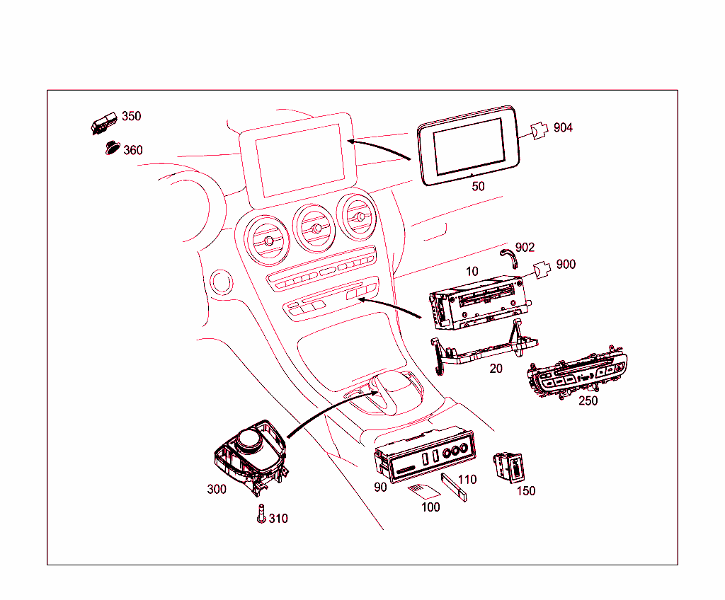 Radio, Operating And Display Unit