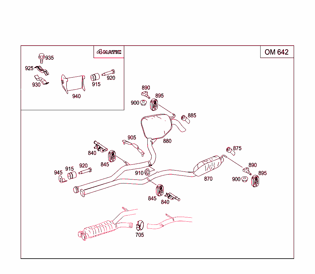Exhaust System For Six-Cylinder Diesel Vehicles