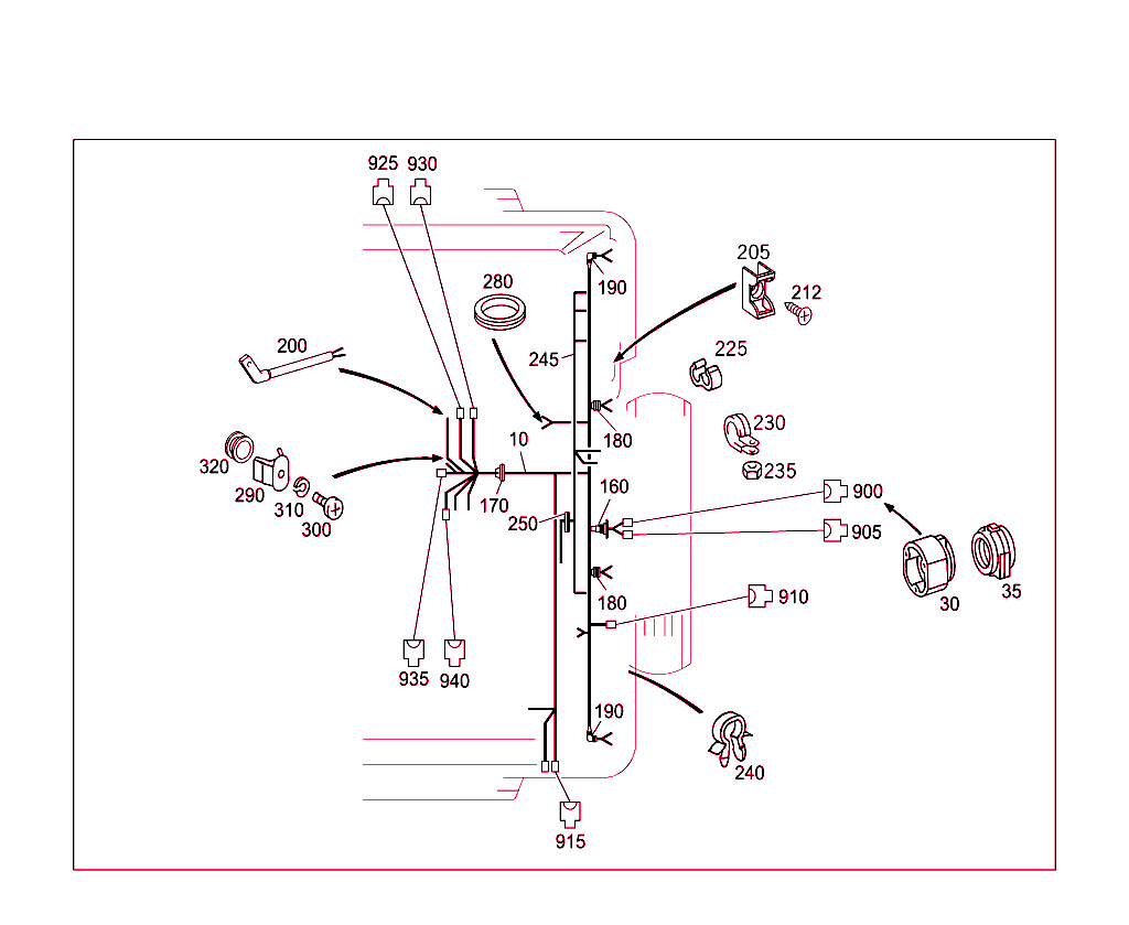 Tail Lamp Cable Harness