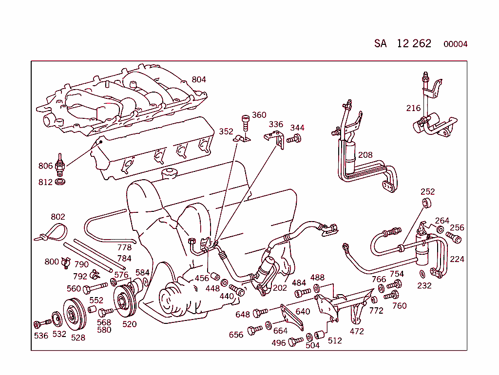 Engine Parts Used With Air Conditioner
