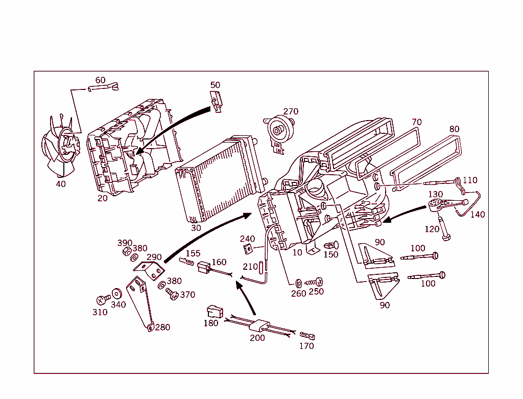 Heater Case With Blower