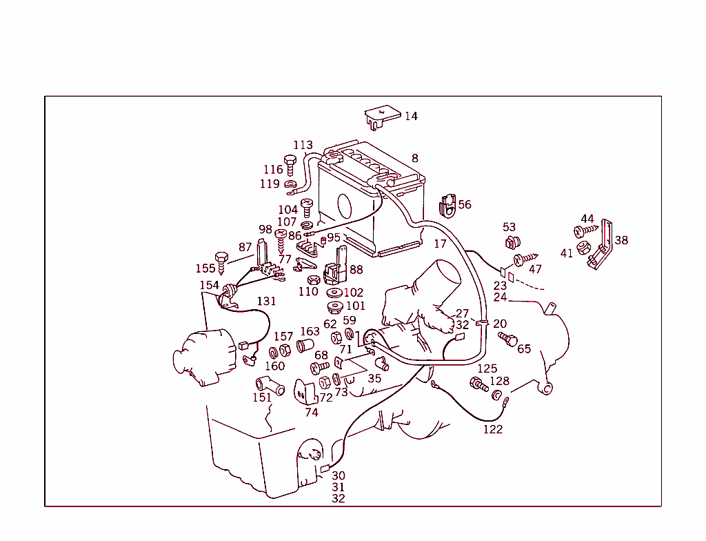 Battery,Starter/Alternator Cable