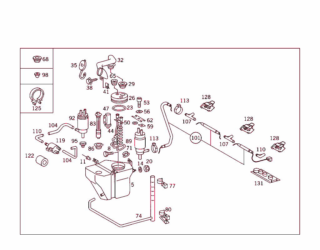 Pane Washer,Headlamp Wiper/Washer