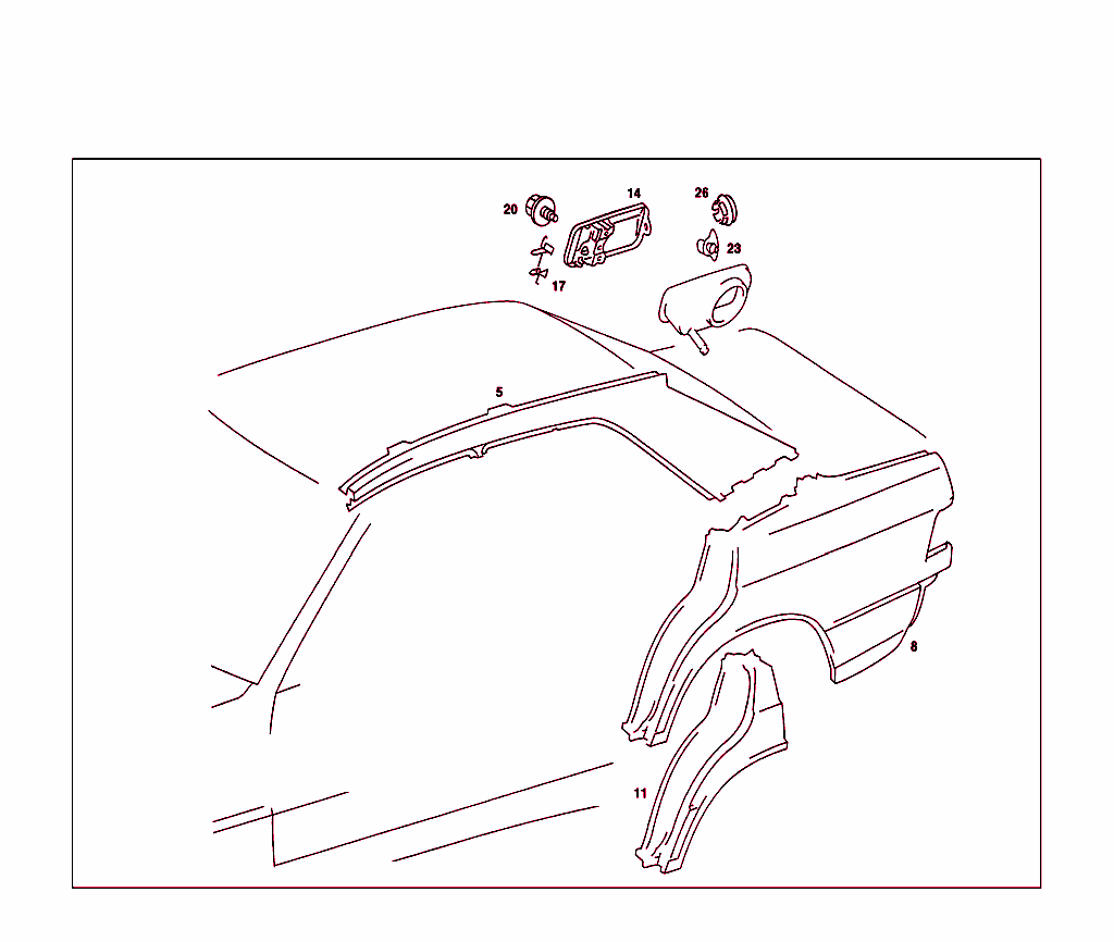 Roof Panelling,Rear Fenders