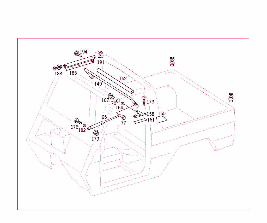 Folding Top Frame Assembly
