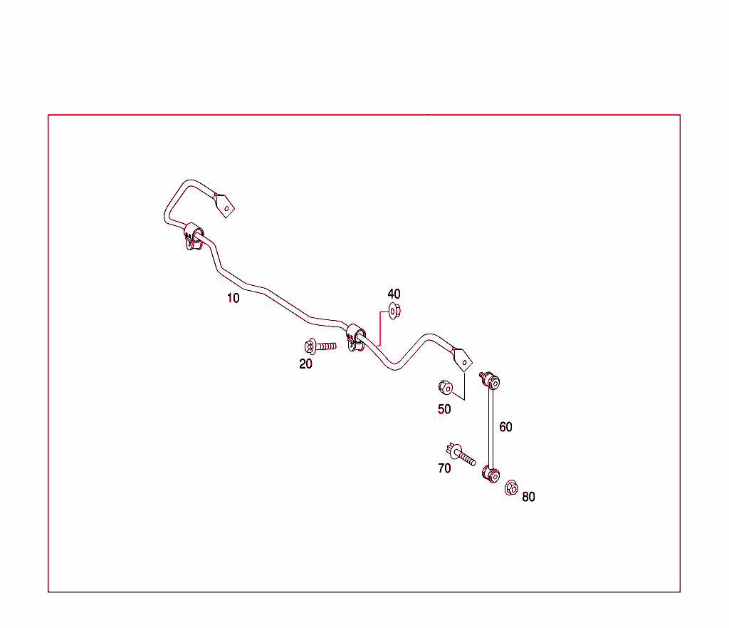 Rear Torsion Bar - Standard Spring Suspension