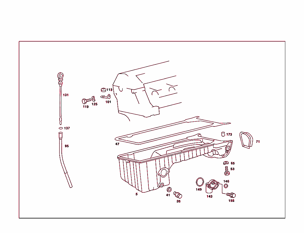 Oil Pan & Oil Level Display