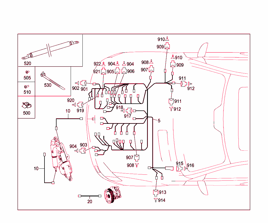 Engine Cable Harness
