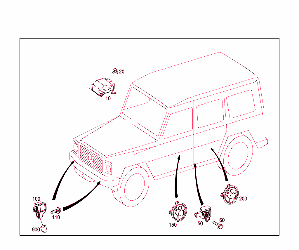 Belt Locking Retractor, Airbag And Sidebag