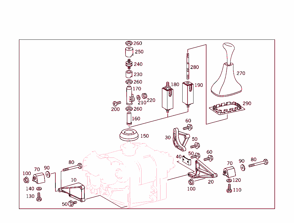 Transfer Case Suspension & Shifting Mechanism
