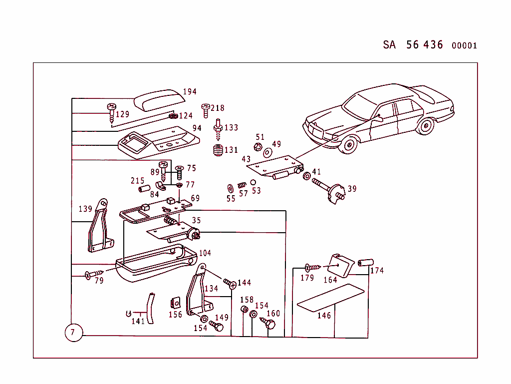 Folding Fixture Between The Front Seats,Used For Automobile Telephone