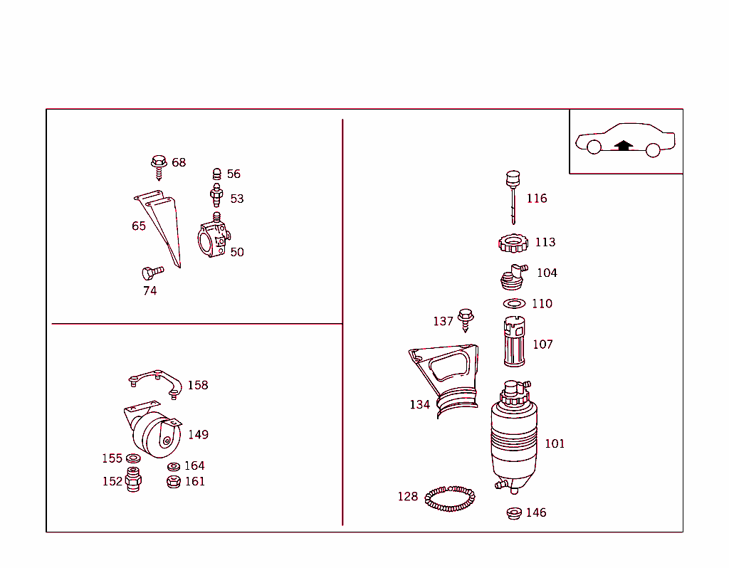 Oil Tank & Valves Of Hydraulic System