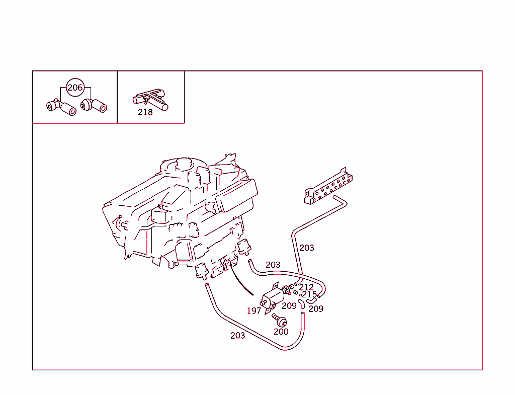 Heating/Automatic-Air-Conditioner Vacuum Parts