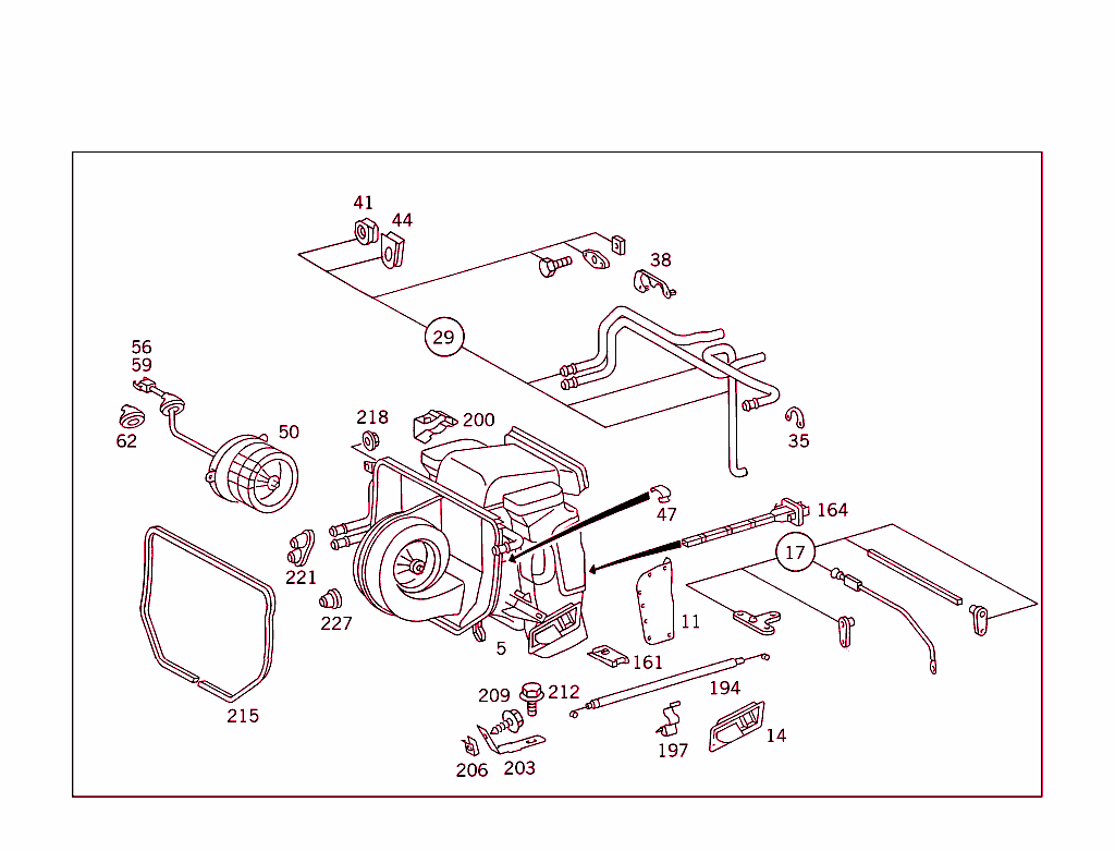 Heater Case With Blower