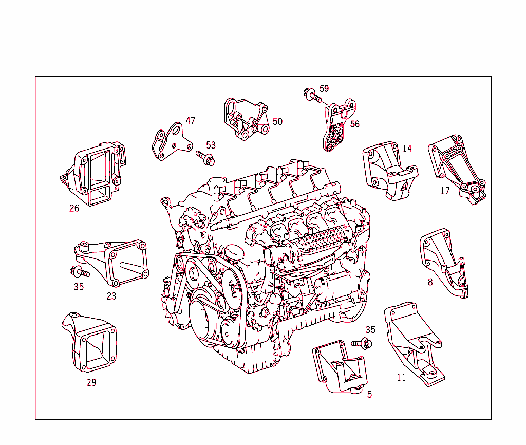 Engine Supports And Attachment Parts
