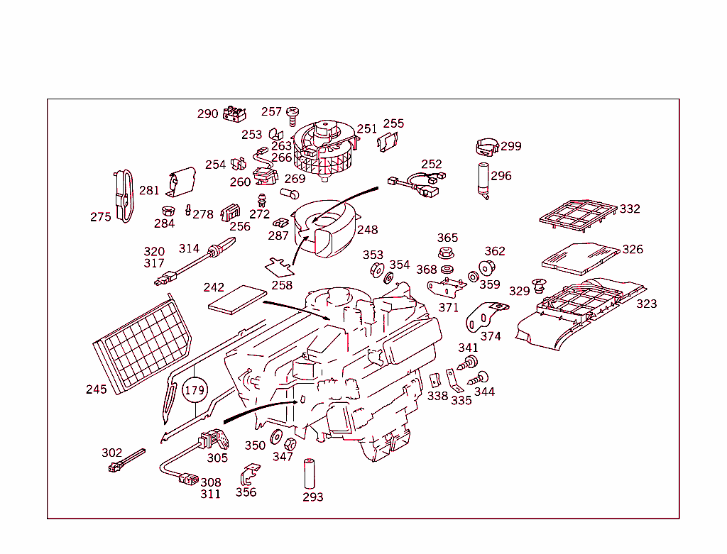 Heater Case With Blower