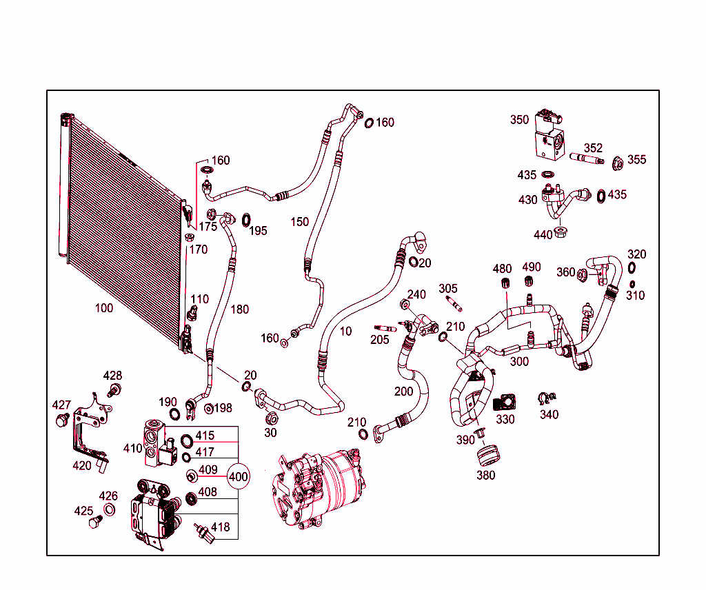 Refrigerant Line Arrangement